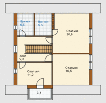 План второго этажа